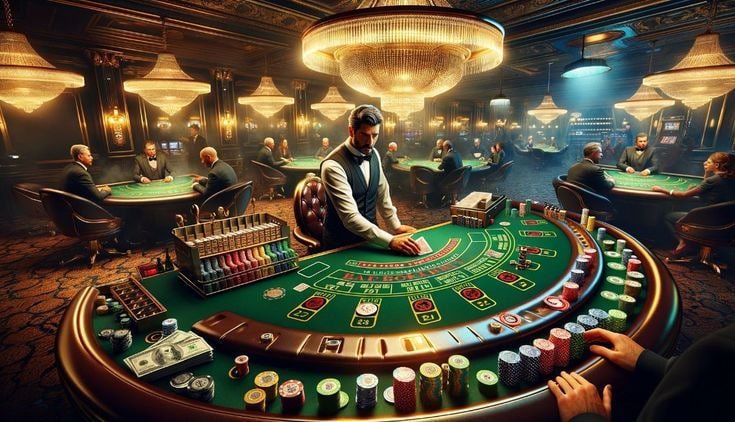 Tampilan meja Ocean King dengan pemain multipemain di habanero88